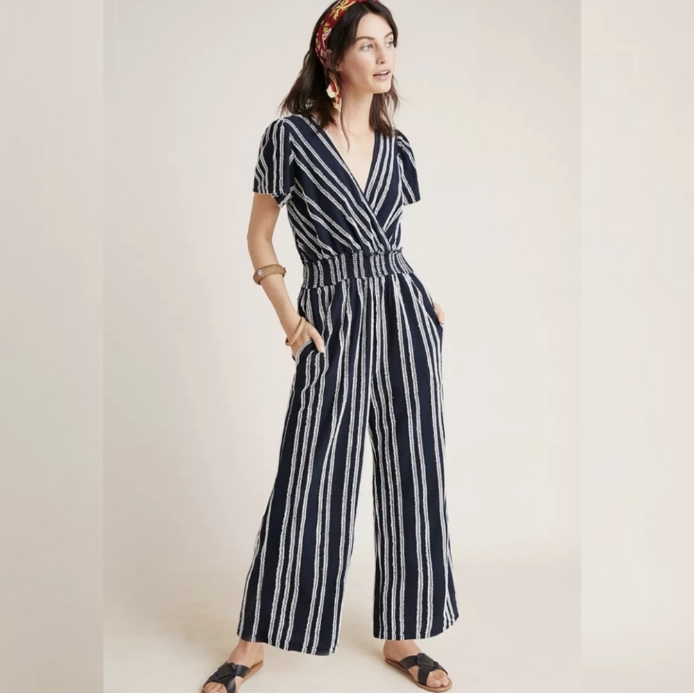 Anthropologie Dolan Cap Sleeve Jumpsuit